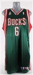 2007-08 Andrew Bogut Milwaukee Bucks Signed Road Jersey (MEARS LOA/JSA)