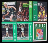 1980-94 Larry Bird Kevin McHale Boston Celtics Publication Collections - Lot of 6