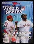 2013 Boston Red Sox St. Louis Cardinals World Series Program