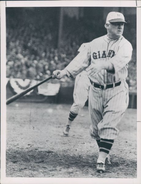 1928 John McGraw New York Giants "The Sporting News Collection Archives" Original Type 1 7" x 9" Photo (Sporting News Collection Hologram/MEARS Type 1 Photo LOA)