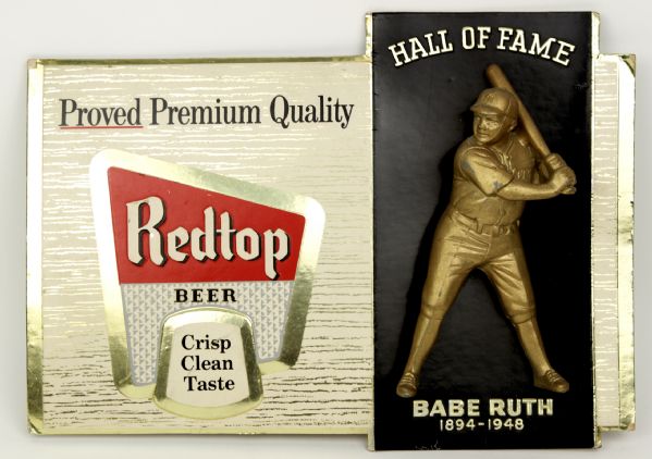 1957 Babe Ruth New York Yankees Red Top Beer HOF Advertisement