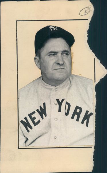 1931-46 Joe McCarthy New York Yankees "The Sporting News Collection Archives" Original Type 1 Production Art (Sporting News Collection Hologram/MEARS Type 1 Photo LOA)