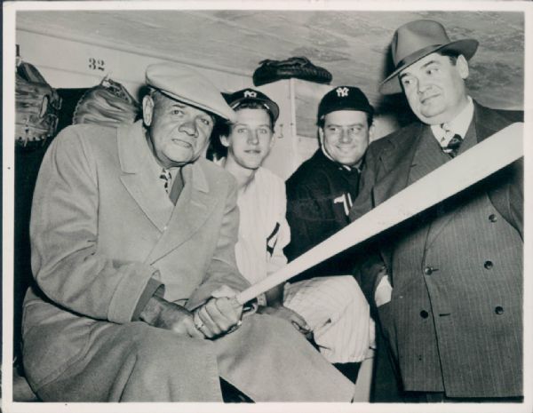 1935 Babe Ruth Boston Braves "The Sporting News Collection Archives" Modern Photo Print (Sporting News Collection Hologram/MEARS Photo LOA)