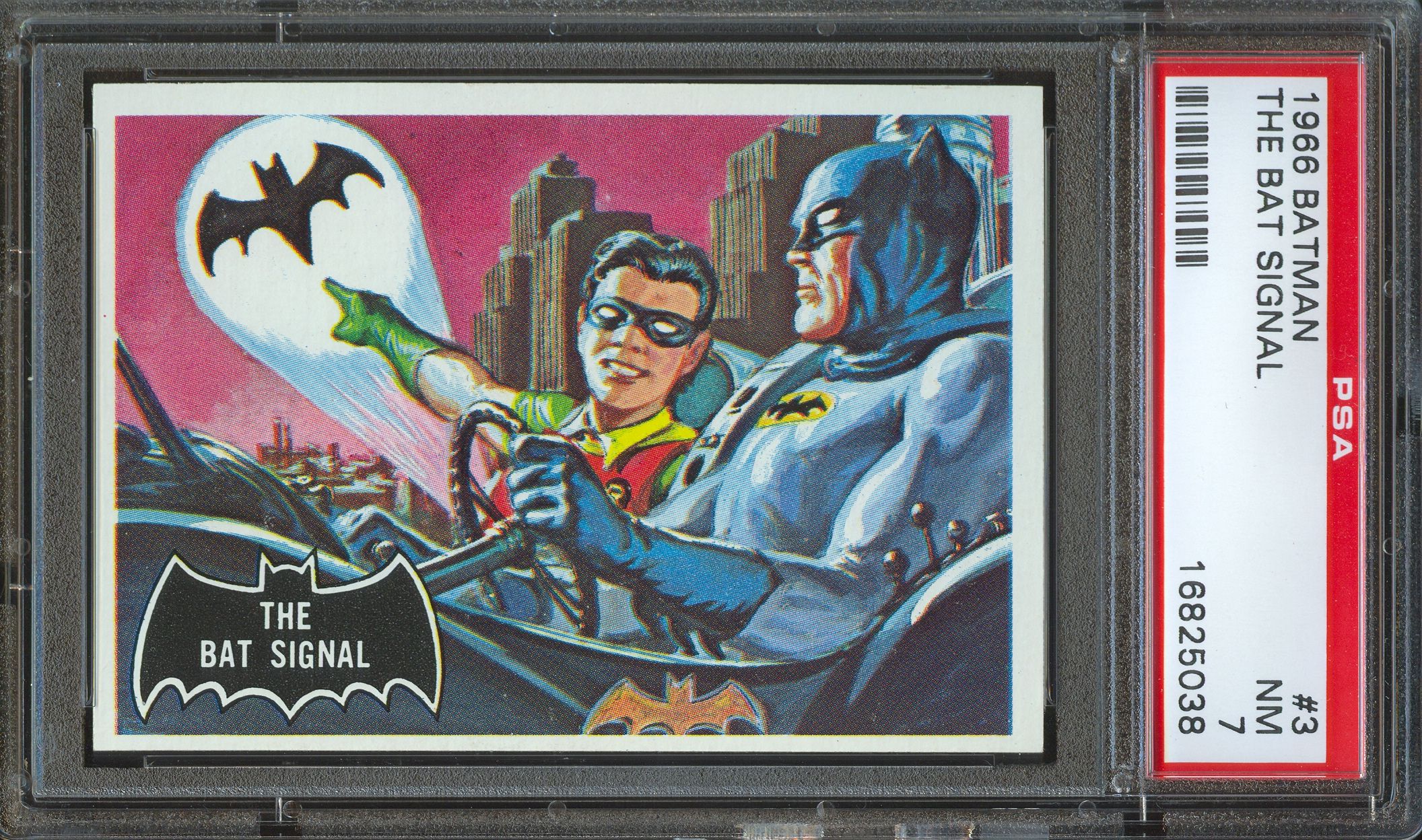 Lot Detail - 1966 Batman (Black Bat) The Bat Signal #3 PSA NM 7