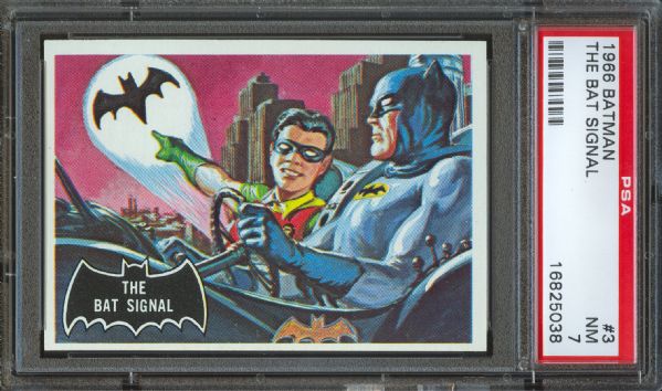 1966 Batman (Black Bat) The Bat Signal #3 PSA NM 7