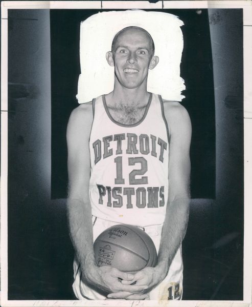 1958 George Yardley Detroit Pistons "The Sporting News Collection Archives" Original Type 1 8" x 10" Photo & Production Art  (Sporting News Collection Hologram/MEARS Type 1 Photo LOA) Lot of 2