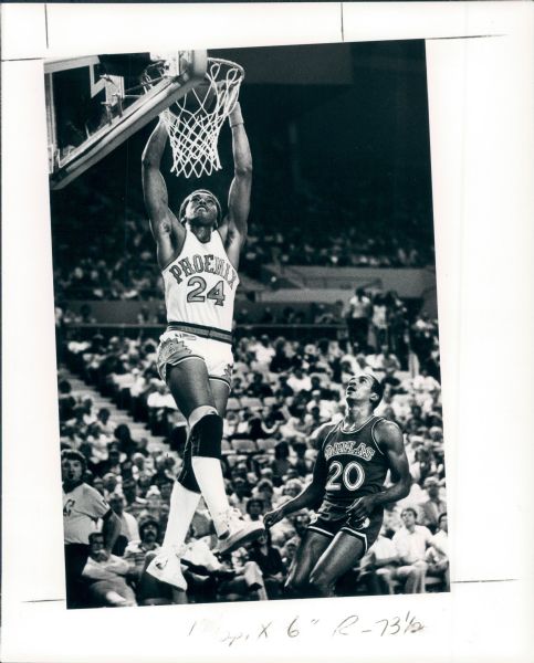 1981 Dennis Johnson Phoenix Suns Type 1 8" x 10" Photo - Lot of 2 SPORT Magazine Collection (MEARS Type 1 LOA)