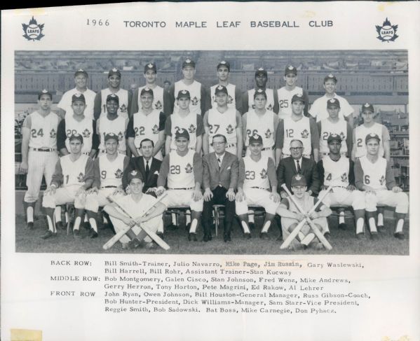1951-66 Toronto Maple Leafs Baseball Club "TSN Collection Archives" Original Type 1 Photo (Sporting News Collection Hologram/MEARS Type 1 Photo LOA) - Lot of 12