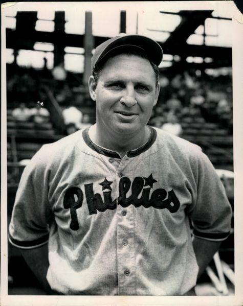 1947-48 Ben Chapman Philadelphia Phillies "The Sporting News Collection Archives" Original Type 1 Photo (Sporting News Collection Hologram/MEARS Type 1 Photo LOA)