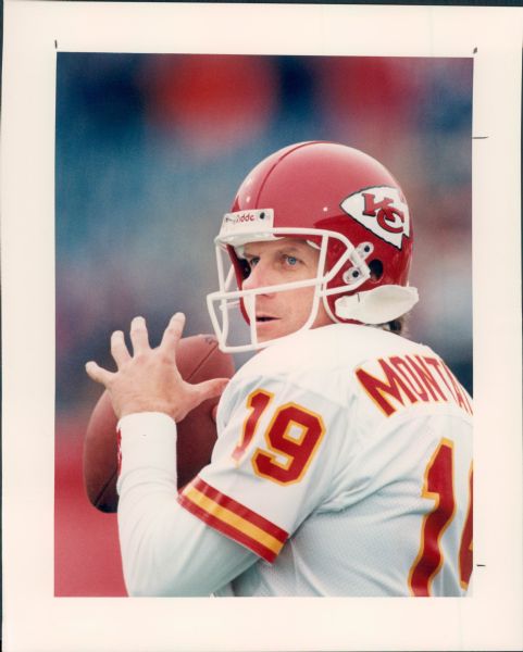 1994 Joe Montana Kansas City Chiefs "The Sporting News Collection Archives" Original Type 1 8" x 10" Photo (Sporting News Collection Hologram/MEARS Type 1 Photo LOA)