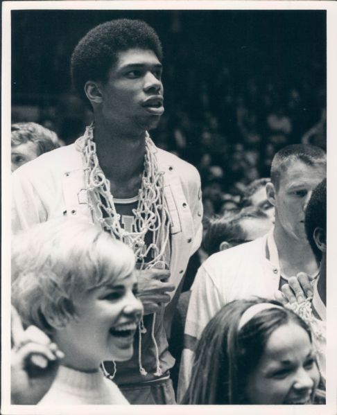 1967 Lew Alcindor UCLA Bruins "The Sporting News Collection Archives" Original Type 1 8"x10" Photo (Sporting News Collection Hologram/MEARS Type 1 Photo LOA)