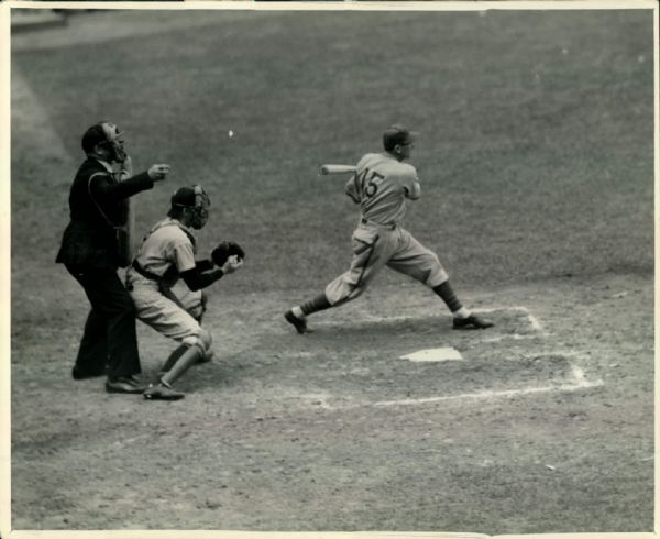 1938 Tony Lazzeri Chicago Cubs & Bill Dickey New York Yankees "The Sporting News Collection Archives" Original Type 1 8"x10" Photo (Sporting News Collection Hologram/MEARS Type 1 Photo LOA)