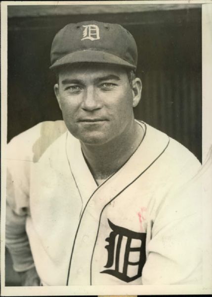 1934 Firpo Marberry Detroit Tigers "The Sporting News Collection Archives" Original Type 1 5" x 7" Photo (Sporting News Collection Hologram/MEARS Type 1 Photo LOA)