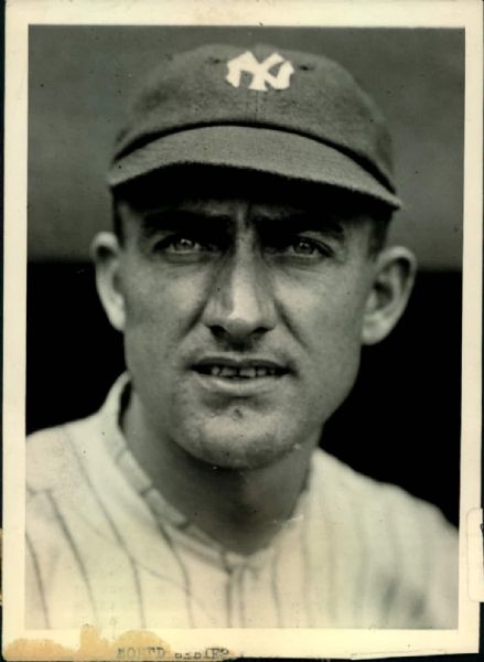 1922-23 circa Elmer Smith New York Yankees "The Sporting News Collection Archives" Original Type 1 5" x 7" Photo (Sporting News Collection Hologram/MEARS Type 1 Photo LOA)