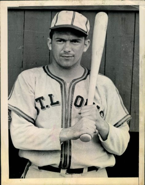 1940-42 circa Wally Judnich St. Louis Browns "The Sporting News Collection Archives" Original Type 1 6.5" x 8.5" Photo (Sporting News Collection Hologram/MEARS Type 1 Photo LOA)