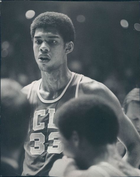 1967 Kareem Abdul-Jabbar UCLA Bruins "The Sporting News Collection Archives" Original Type 1 8" x 10" Photo (Sporting News Collection Hologram/MEARS Type 1 Photo LOA)