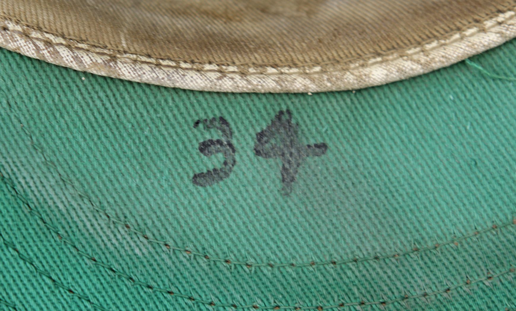 Lot Detail - 1954-57 Cleveland Indians Unidentified Game Worn Cap (MEARS  LOA)