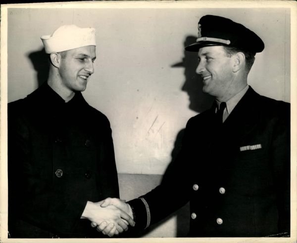 Pictures of Cardinals Stan Musial in the Navy