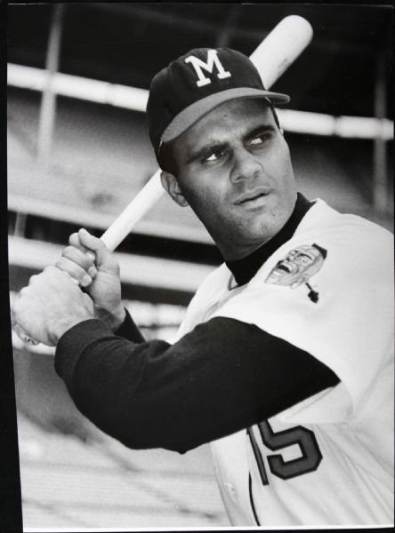 1964 Joe Torre Milwaukee Braves "The Sporting News Collection Archives" Original Type 1 Jumbo Oversized Photo - Lot of 3 (TSN Collection Hologram/MEARS Photo LOA) 1:1, Unique