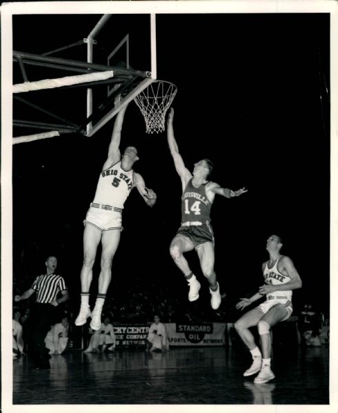 1961 John Havlicek Ohio State Buckeyes "The Sporting News Collection Archives" Original Type 1 8" x 10" Photo (Sporting News Collection Hologram/MEARS Type 1 Photo LOA)