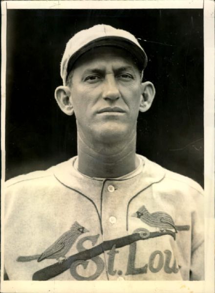 1930 Mike Gonzalez St. Louis Cardinals "The Sporting News Collection Archives" Original Type 1 5" x 7" Photo (Sporting News Collection Hologram/MEARS Type 1 Photo LOA)