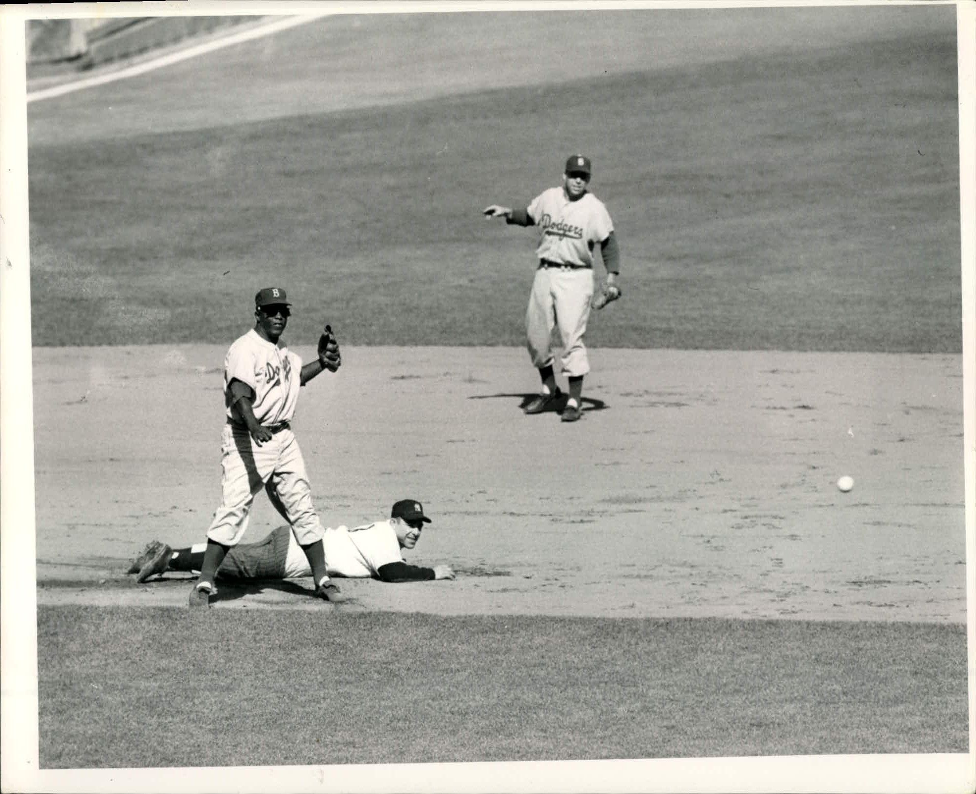 Lot Detail - 1955 Brooklyn Dodgers Yearbook and 1955 World Series