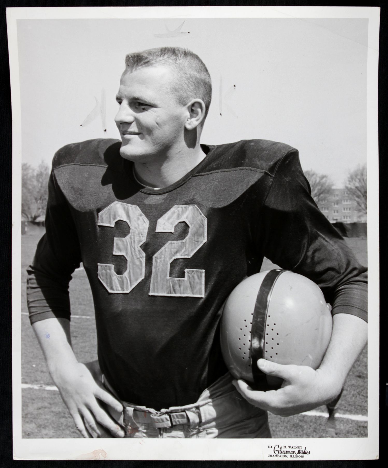 Lot Detail - 1956 Ray Nitschke University of Illinois 8' x 10