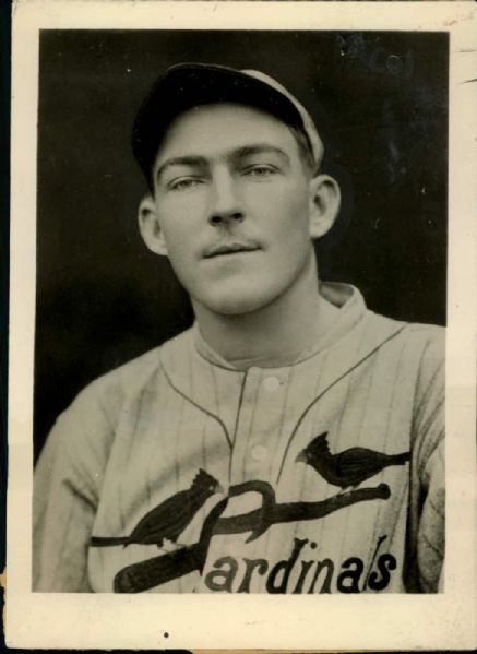 1930 Flint Rhem St. Louis Cardinals "The Sporting News Collection Archives" Original Type 1 5" x 7" Photo (Sporting News Collection Hologram/MEARS Type 1 Photo LOA)