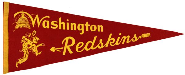 Lot Detail - 1950s Washington Redskins Full Size 29