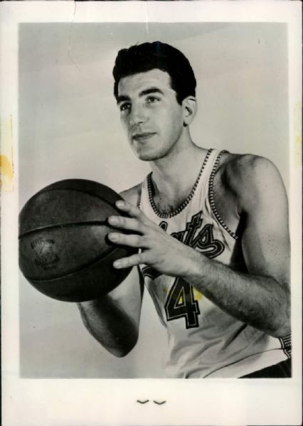 1957 Dolph Schayes Syracuse Nationals "The Sporting News Collection Archives" Original Type 1 5" x 7" Photo (Sporting News Collection Hologram/MEARS Type 1 Photo LOA)