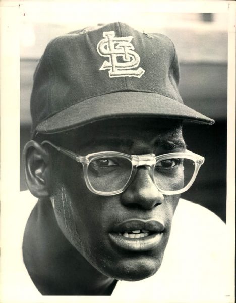 1960 Bob Gibson St. Louis Cardinals "The Sporting News Collection Archives" Original 6.5" x 8.5" Photo (Sporting News Collection Hologram/MEARS Photo LOA)