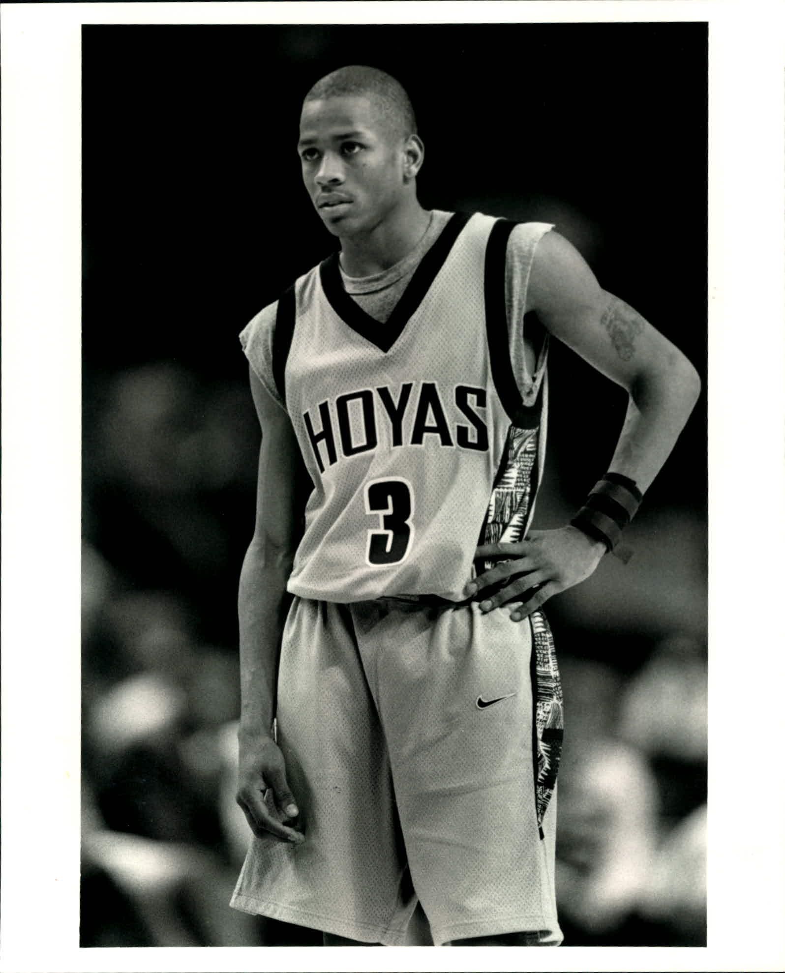 Very meaningful Drip Report: 1994 Allen Iverson Georgetown Hoya Uniform  courtesy of Mitchell & Ness, EYL Alumni @eastsidegolf extremely…