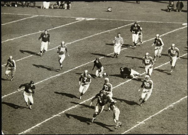 1940-49 circa Chicago Bears "The Sporting News Collection Archives" Original Type 1 6.5" x 9" Choice Jumbo Oversized Photo (TSN Collection Hologram/MEARS Photo LOA) 1:1, Unique