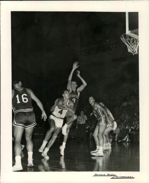 1958 Dolph Schayes Syracuse Nationals "The Sporting News Collection Archives" Original Type 1 8" x 10" Photo (Sporting News Collection Hologram/MEARS Type 1 Photo LOA)