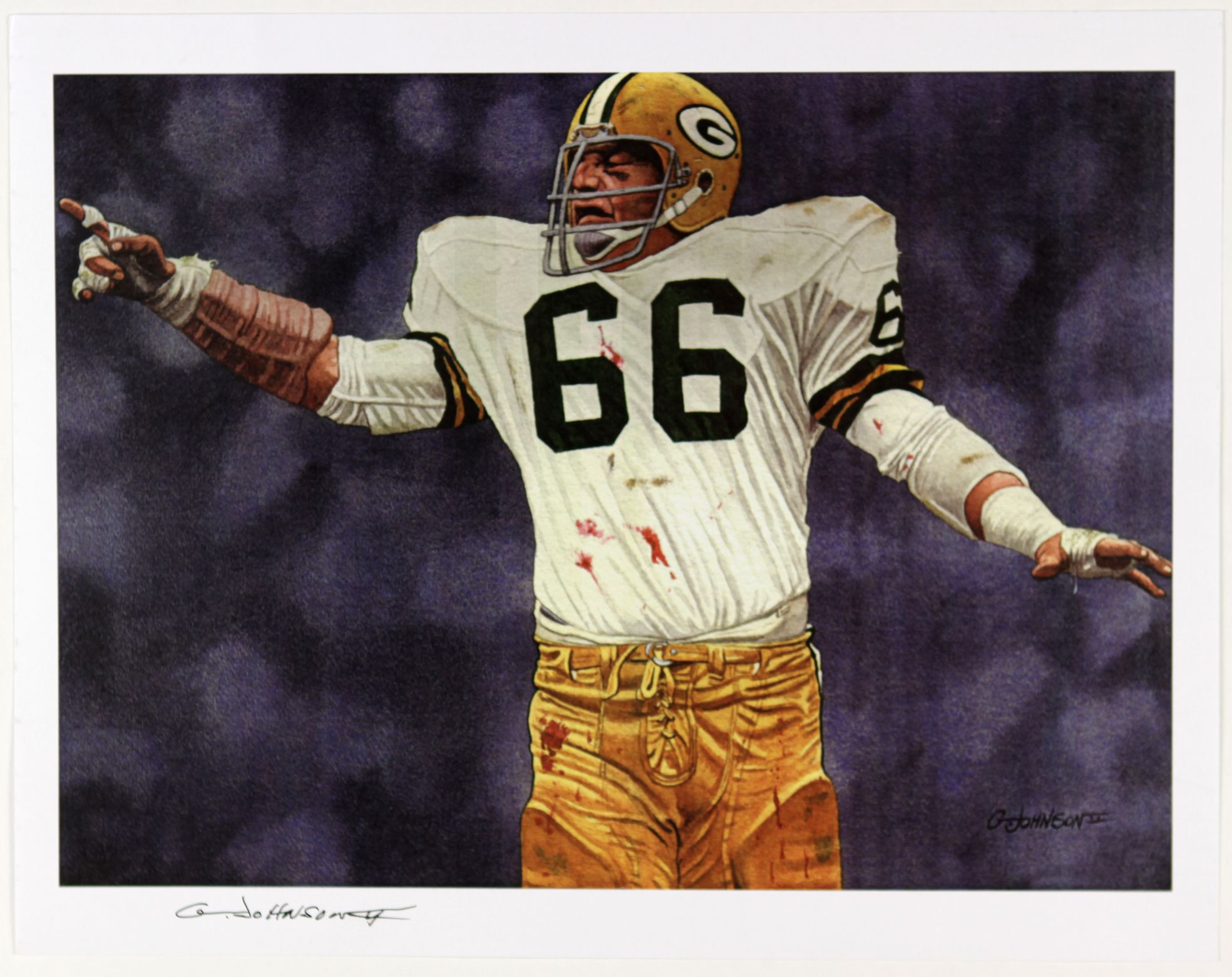 Lot Detail - 1977 Ray Nitschke Green Bay Packers Signed