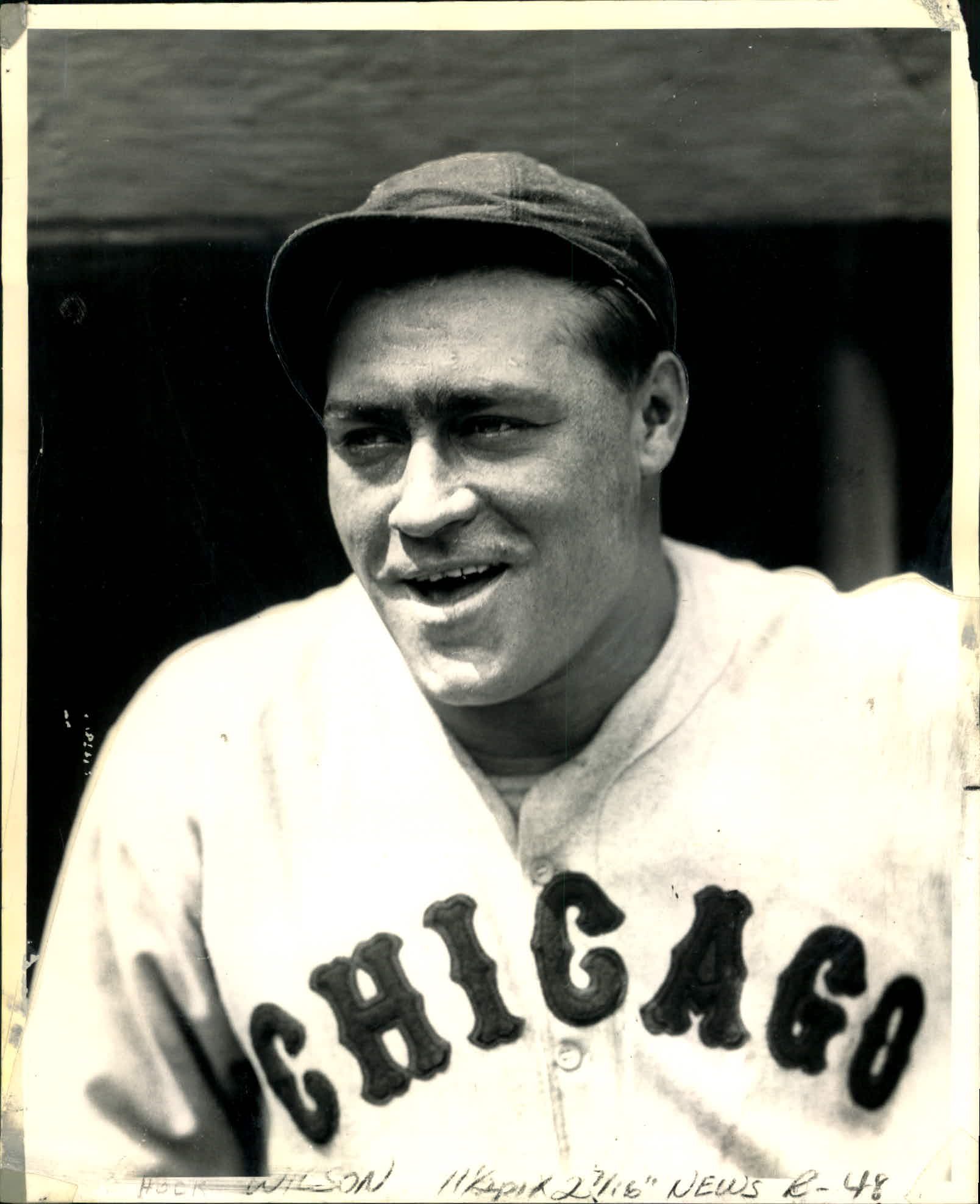 Lot Detail 1930 Hack Wilson Chicago Cubs Charles Conlon Tsn Collection Archives Original 8 X 10 Generation 1 Photo Sporting News Collection Hologram Mears Generation 1 Photo Loa