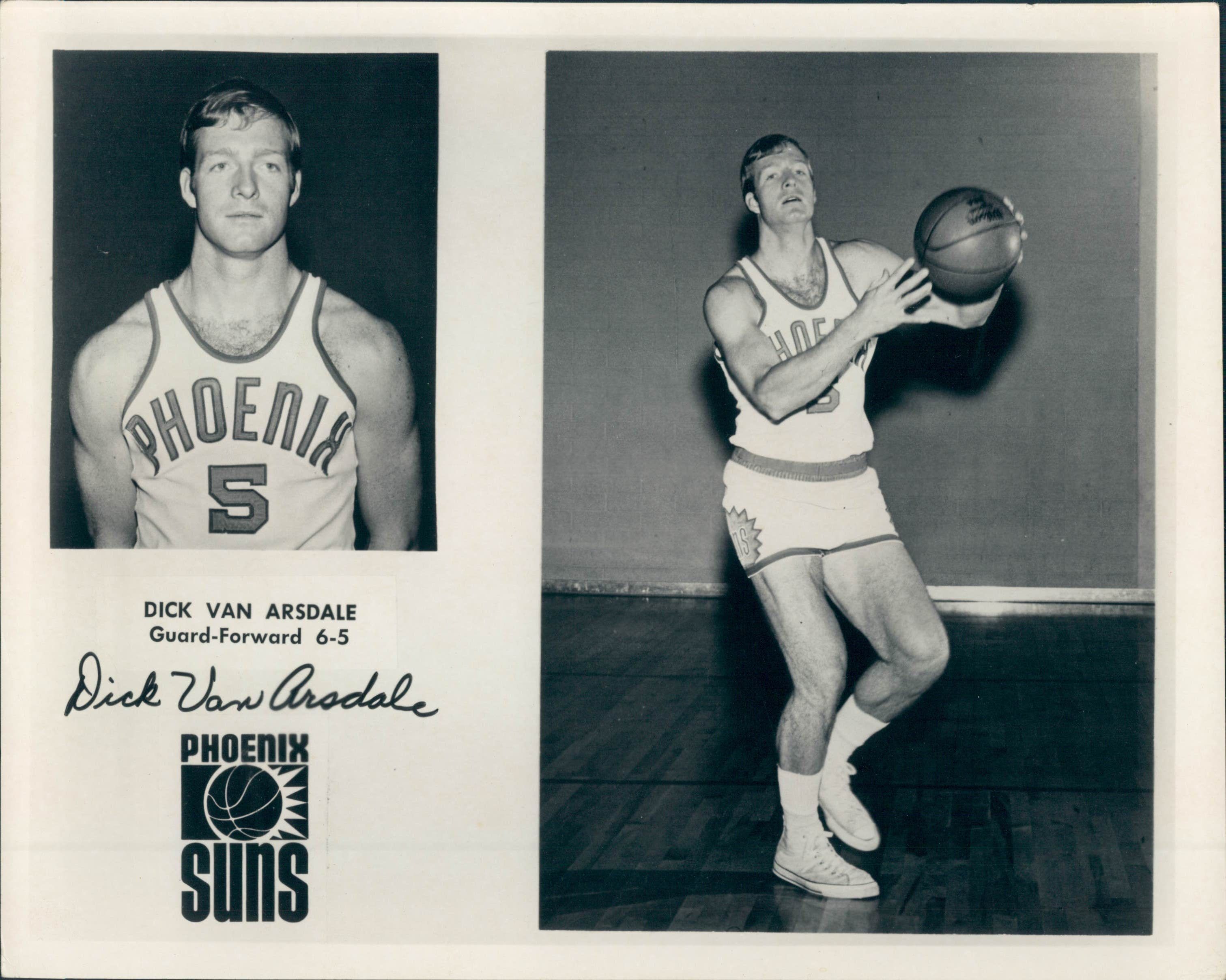 Lot Detail - Dick Van Arsdale Phoenix Suns 8" X 10" Photograph