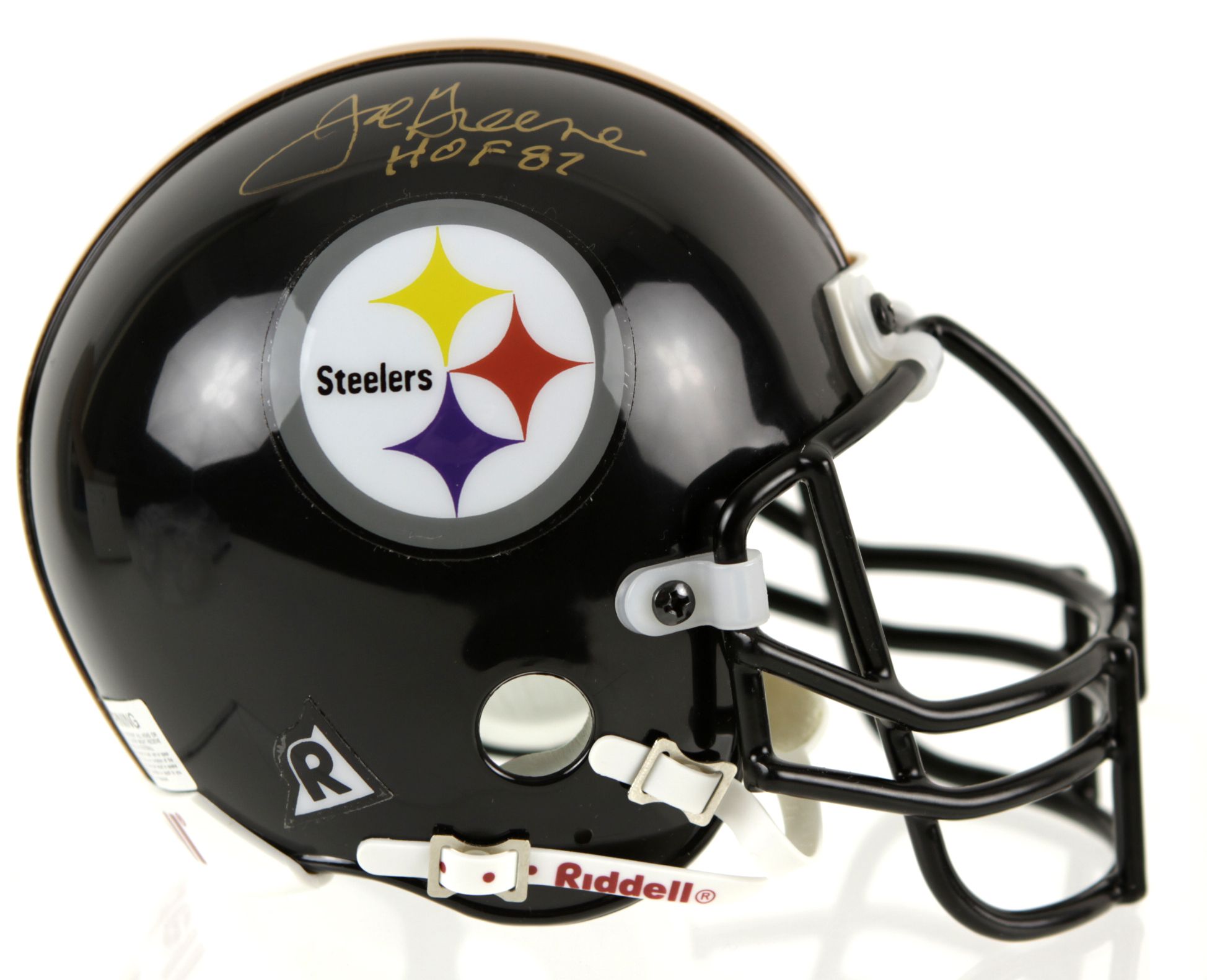 Lot Detail - Mean Joe Greene Pittsburgh Steelers Signed Mini-Helmet With  Inscription - JSA