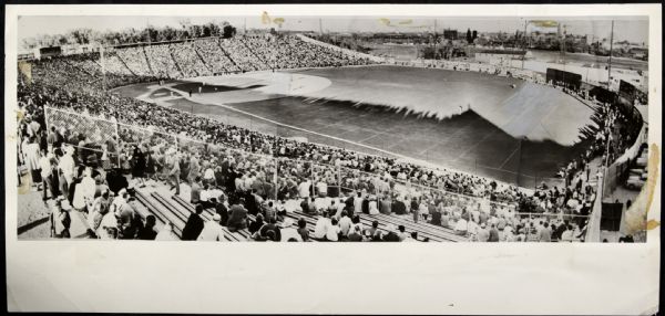 1951 Bears Stadium Denver PCL "The Sporting News Collection Archives" Original First Generation 6.5" x 14" Choice Jumbo Oversized Photo (TSN Collection Hologram/MEARS Photo LOA) 1:1, Unique