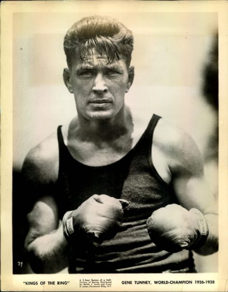 1920s Gene Tunney Jack Dempsey "The Sporting News Collection Archives" Original Photos (Sporting News Collection Hologram/MEARS Photo LOA) - Lot of 6