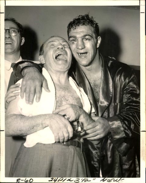 1951 Rocky Marciano "The Sporting News Collection Archives" Original Photo (Sporting News Collection Hologram/MEARS Photo LOA)