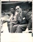 1956-66 Red Auerbach Bill Russell Boston Celtics "The Sporting News Collection Archives" Original Photos (Sporting News Collection Hologram/MEARS Photo LOA) - Lot of 2