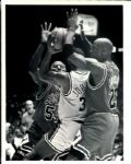 1991 Magic Johnson Michael Jordan "The Sporting News Collection Archives" Original 8" x 10" Photo (Sporting News Collection Hologram/MEARS Photo LOA)