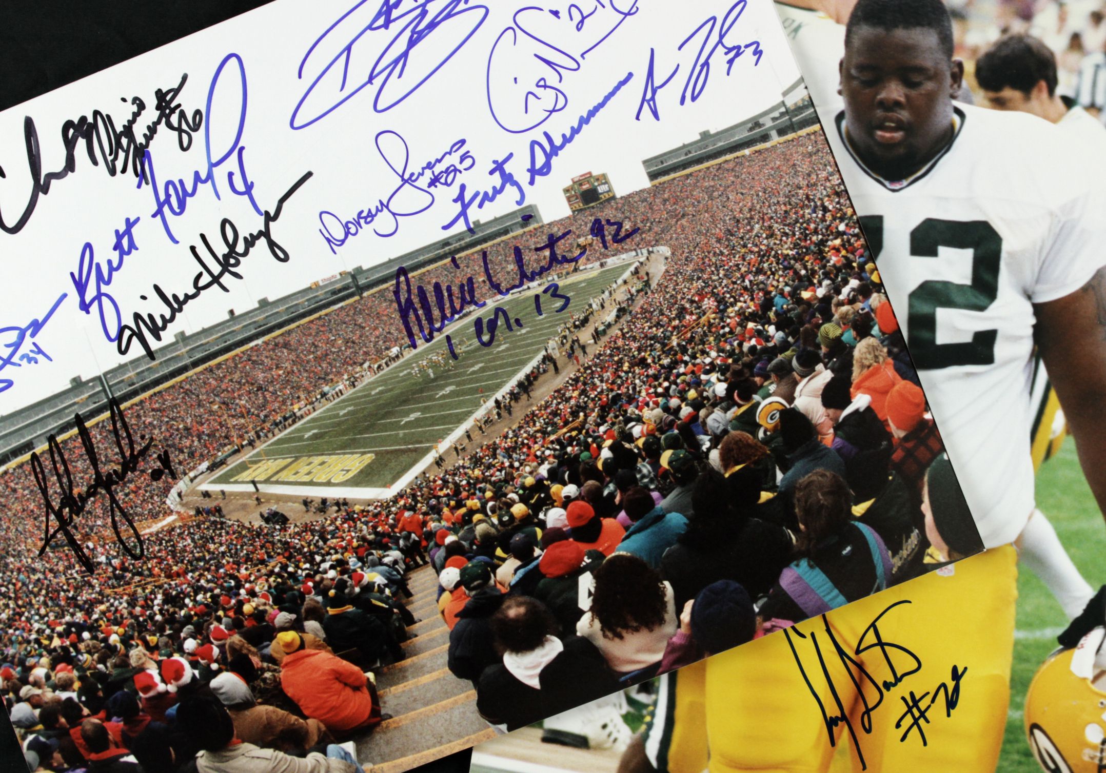 Lot Detail - 1995 Green Bay Packers Signed 11 x 14 Framed Photo