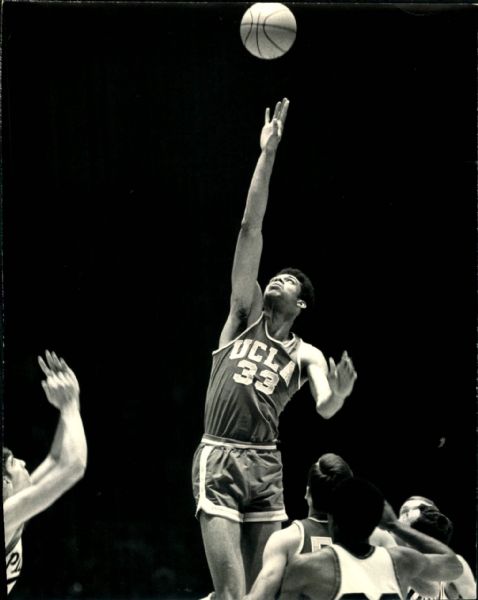 1968 circa Lew Alcindor UCLA "The Sporting News Collection Archives" Original 8" x 10" Photo (Sporting News Collection Hologram/MEARS Photo LOA)