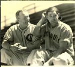 1937 Gabby Hartnett Chicago Cubs Rollie Hemsley St. Louis Browns "The Chicago Sun Times Archives" Original Photo (Chicago Sun Times Hologram/MEARS Photo LOA)