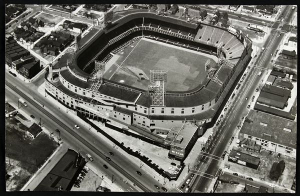 1950 Briggs Stadium Detroit Tigers First Generation Oversized 8.5" x 13" (Detroit Free Press) Photo