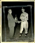 1948 Pete Gray St. Louis Browns Elmira Pioneers "The Sporting News Collection Archives" Original 8" x 10" Photo (Sporting News Collection Hologram/MEARS Photo LOA)
