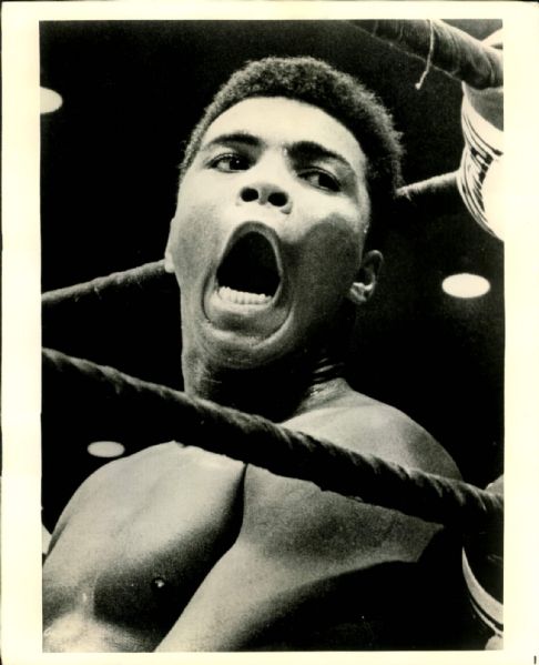 1960s circa Muhammad Ali Original Photo (MEARS Photo LOA)