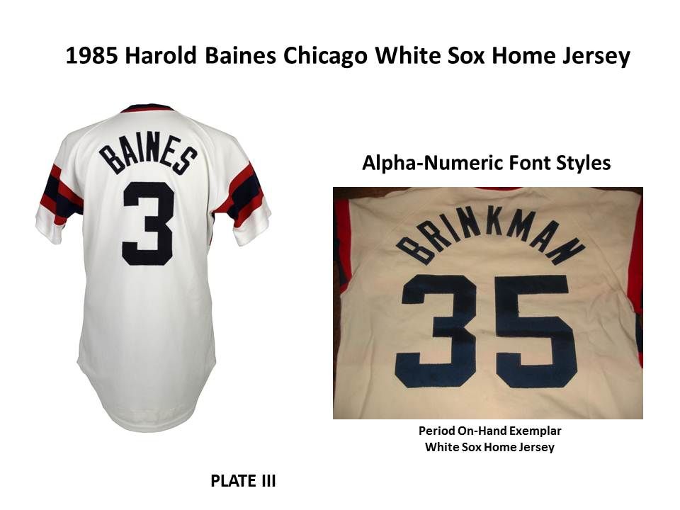 Lot Detail - 1985 Harold Baines Chicago White Sox Game Worn Home Jersey  (MEARS A10)